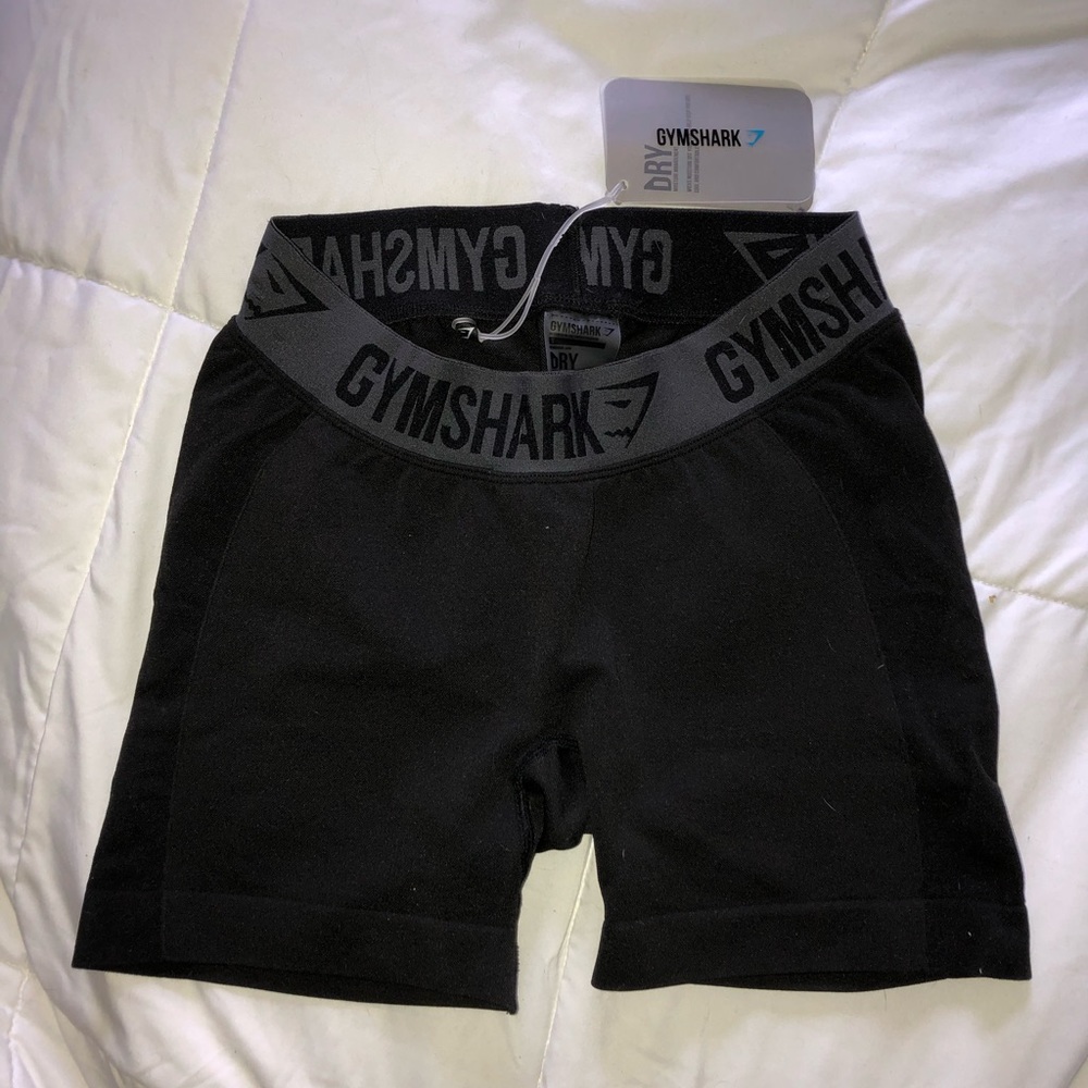 NWT Gymshark Flex Shorts- Black and Charcoal